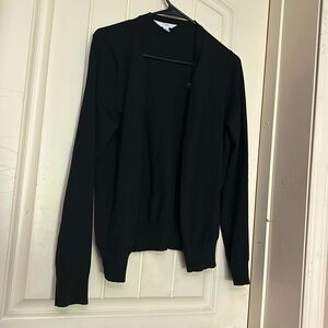 Black cardigan